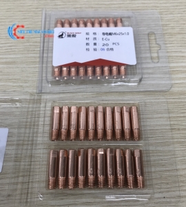 Bép hàn máy hàn tig M6x25x0.8 - 1.6 con sói