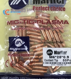 Bép hàn máy hàn TIG M6x25x0.8 - 1.6 Túi marller