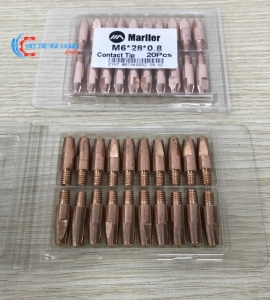 Bép hàn máy hàn Tig M6x28x0.8 vỉ Marller