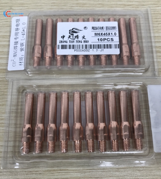 Bép hàn máy hàn tig M6x45x0.8 - 1.6 vỉ ML